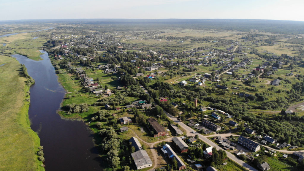 Село Черевково и озеро Катище